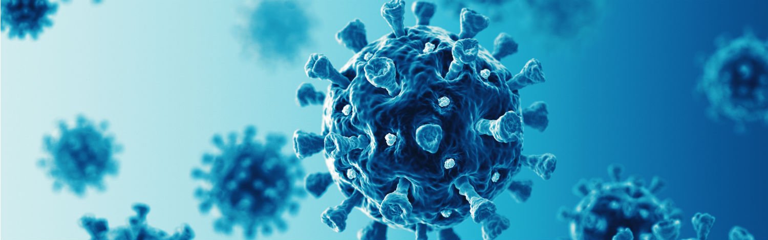 Close up of a virus