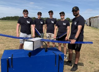 Team Peryton with aircraft